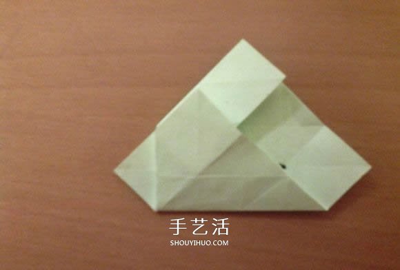 幸运四叶草的折法图解 怎么折纸四叶草步骤图(图15)