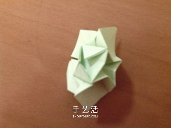 幸运四叶草的折法图解 怎么折纸四叶草步骤图(图23)