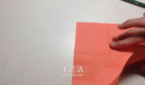 怎么折纸月季花的方法 手工月季花的折法图解(图16)