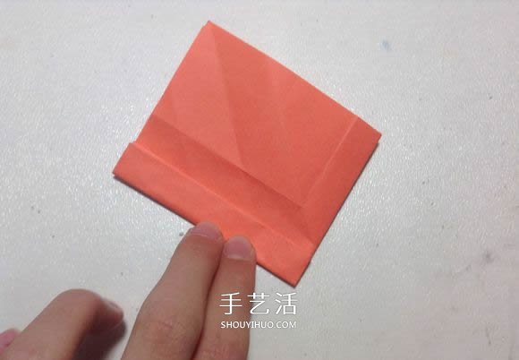 怎么折纸月季花的方法 手工月季花的折法图解(图21)