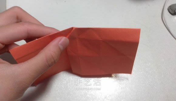 怎么折纸月季花的方法 手工月季花的折法图解(图29)
