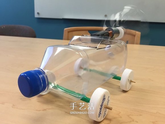 自制电动风力车玩具的制作方法教程 - 双维造物网