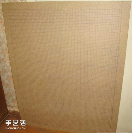 图钉画制作教程：他用一个月钉出女友肖像画(图5)