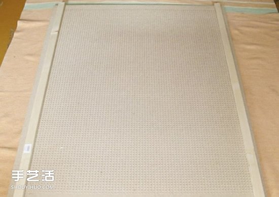 图钉画制作教程：他用一个月钉出女友肖像画(图16)