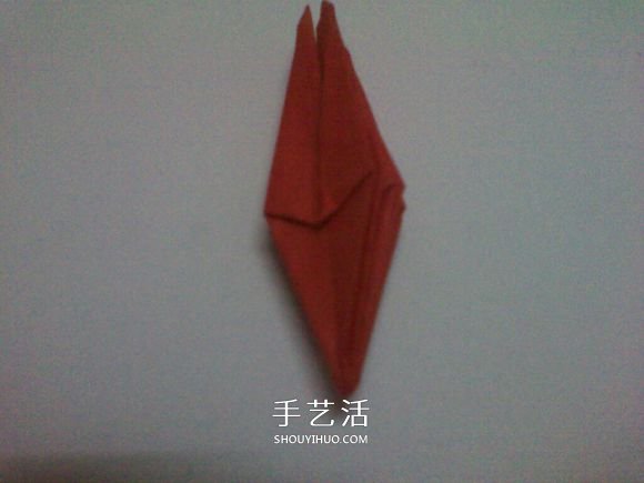 彼岸花的折法步骤图解 详细折纸彼岸花的过程(图23)