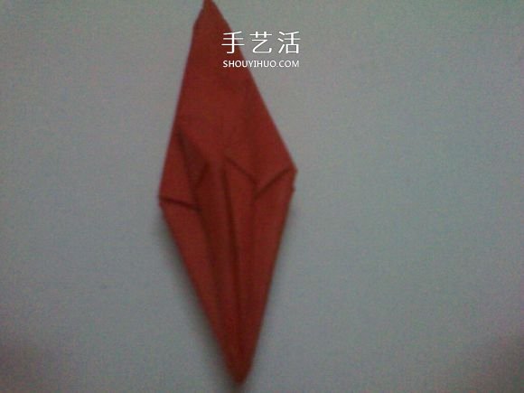 彼岸花的折法步骤图解 详细折纸彼岸花的过程(图25)