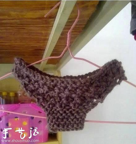 毛线针织的性感内裤 - 双维造物网