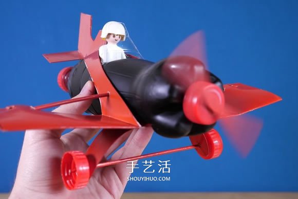 可乐瓶科技小制作 DIY橡皮筋动力飞机的方法(图45)