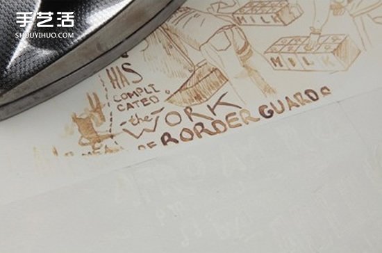 创意牛奶画DIY图片 手工牛奶画画作品欣赏(图3)