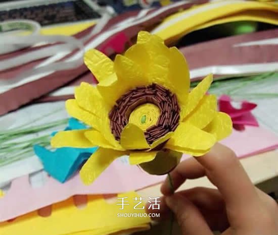 手揉纸花的手工制作教程 新手也能轻松完成！(图6)