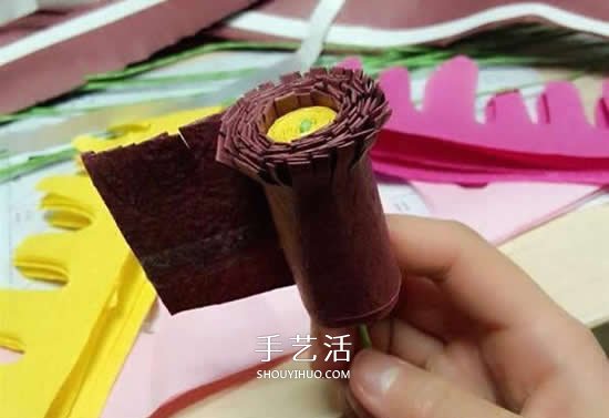 手揉纸花的手工制作教程 新手也能轻松完成！(图5)