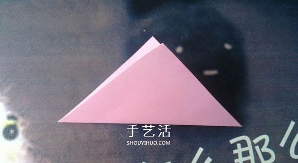肯定学得会！超简单五瓣樱花的折纸方法步骤(图3)