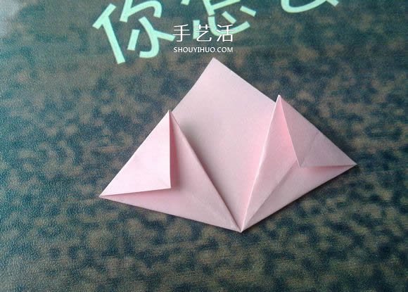 肯定学得会！超简单五瓣樱花的折纸方法步骤(图11)