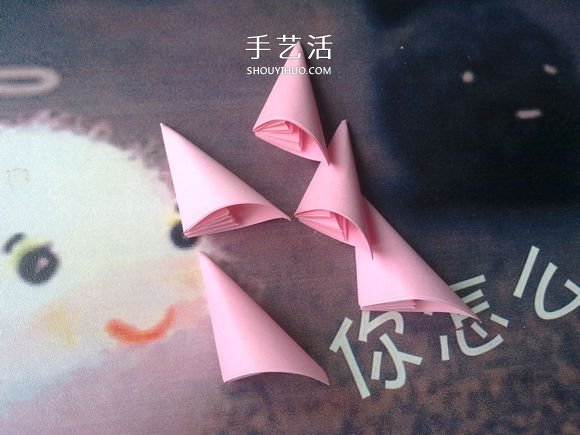 肯定学得会！超简单五瓣樱花的折纸方法步骤(图17)