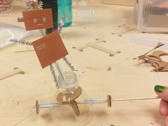 自制跳舞机器人的方法 一个凸轮就搞定！(图10)