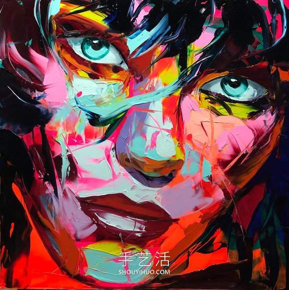 生动的色彩和纹理！调色板刀肖像画作品欣赏 - 双维造物网