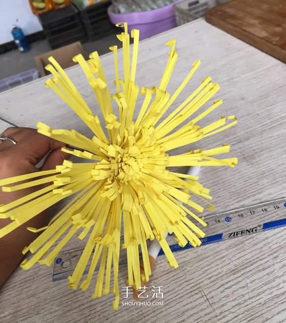 重阳节大菊花的制作方法 简单又美丽！(图7)