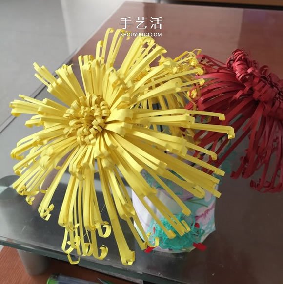 重阳节大菊花的制作方法 简单又美丽！(图9)