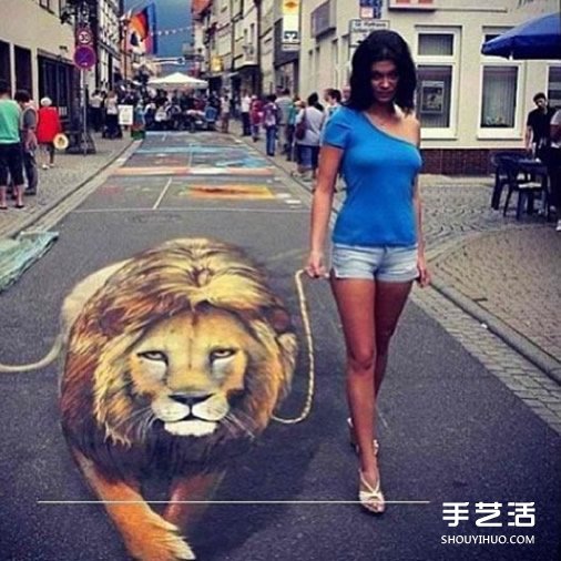 街头3D立体画作品欣赏 3D立体街头涂鸦图片(图2)
