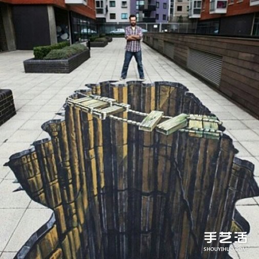 街头3D立体画作品欣赏 3D立体街头涂鸦图片(图6)