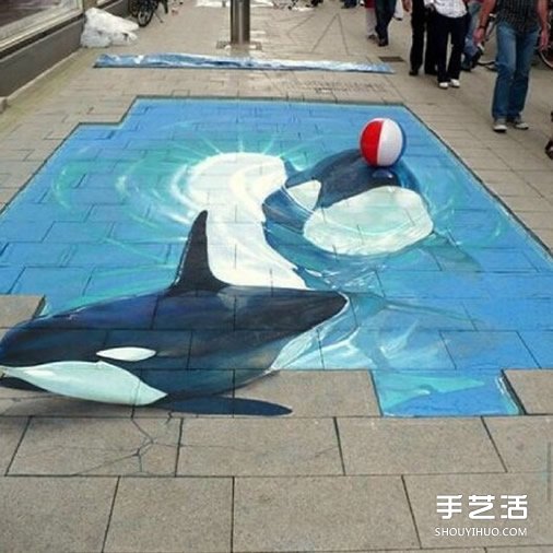 街头3D立体画作品欣赏 3D立体街头涂鸦图片(图9)