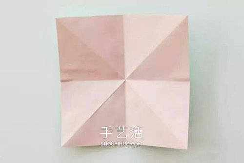 简单又漂亮纸花的折法图解 有16个花瓣！(图9)