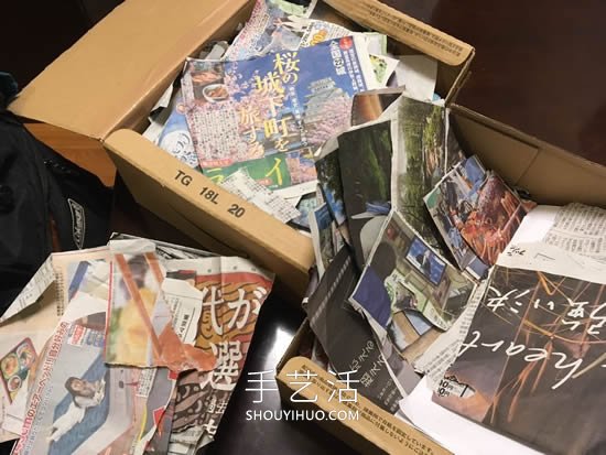 90岁老奶奶手撕报纸做拼贴画！展现平淡幸福(图15)