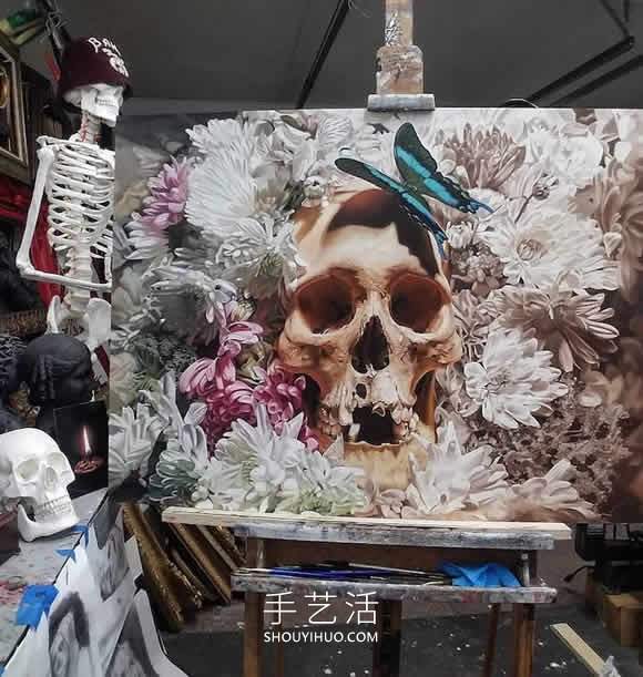 充满活力的彩色人体骨骼画作品欣赏(图3)