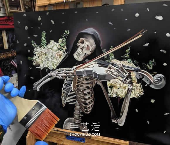 充满活力的彩色人体骨骼画作品欣赏(图5)