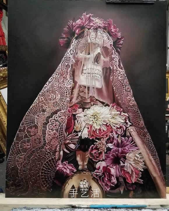 充满活力的彩色人体骨骼画作品欣赏(图2)