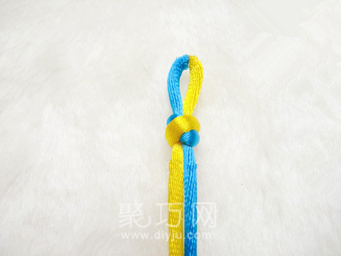 中国结叠翼盘长结徒手编法图解(图4)