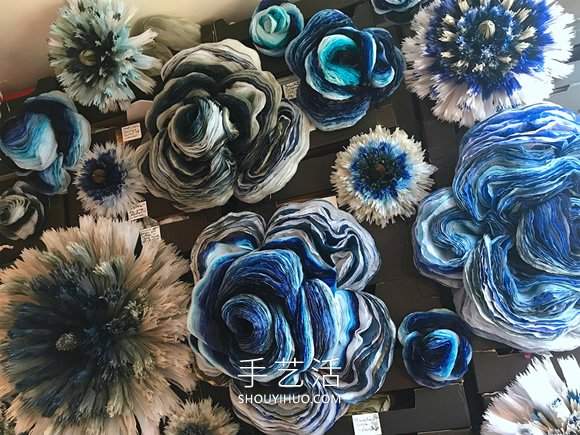 超薄纸张做成巨型花朵！栩栩如生的浪漫世界(图4)