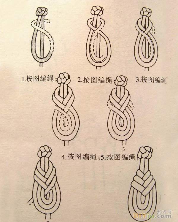 如何制作盘扣：古典旗袍盘扣的编法图解教程 - 双维造物网
