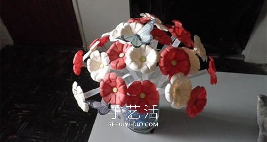 自制矿泉水瓶仿真花的方法图解教程 - 双维造物网