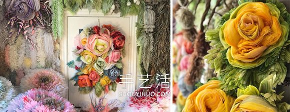 超薄纸张做成巨型花朵！栩栩如生的浪漫世界 - 双维造物网