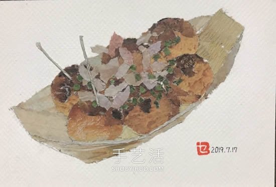 90岁老奶奶手撕报纸做拼贴画！展现平淡幸福(图9)