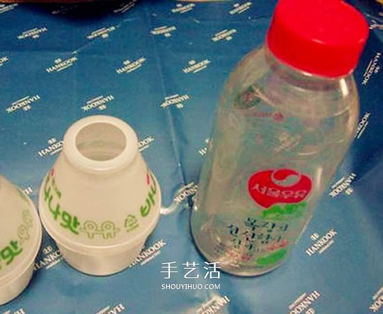 塑料瓶手工制作卡通小猪存钱罐(图2)