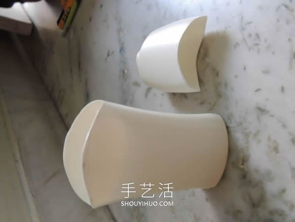 洗发水瓶废物利用 手工制作万圣节怪物笔筒(图6)
