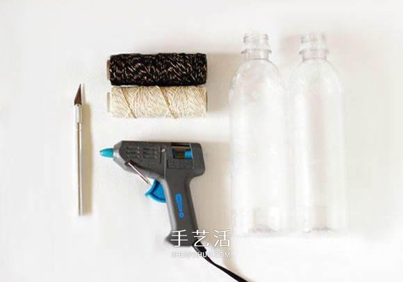 矿泉水瓶手工制作小清新牙签筒的教程(图2)