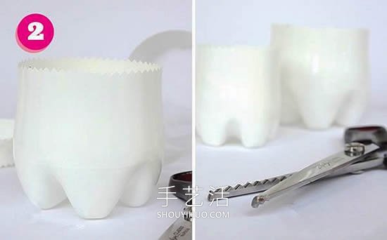 不花一分钱！用饮料瓶DIY情侣漱口杯的方法(图2)