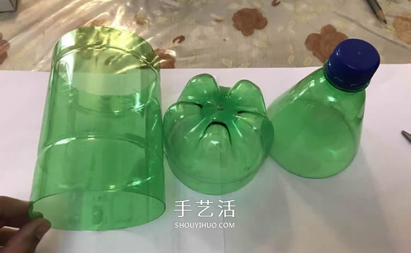 雪碧瓶手工制作万圣节女巫屋图解教程(图6)