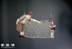 Dorie Millerson的手工编织雕塑作品欣赏(图11)