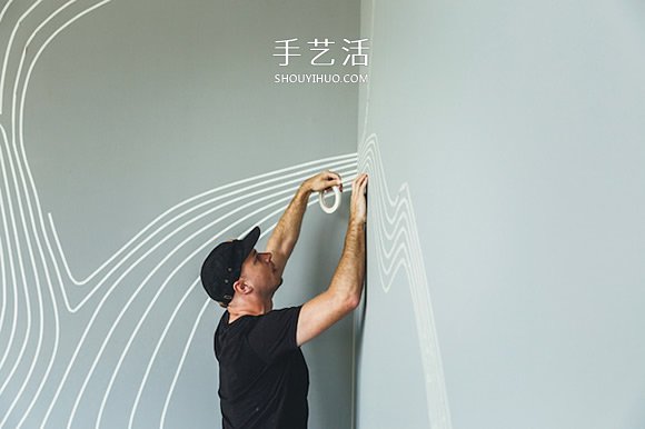 胶带就是我的画笔！用胶带粘贴而成的街头涂鸦 - 双维造物网