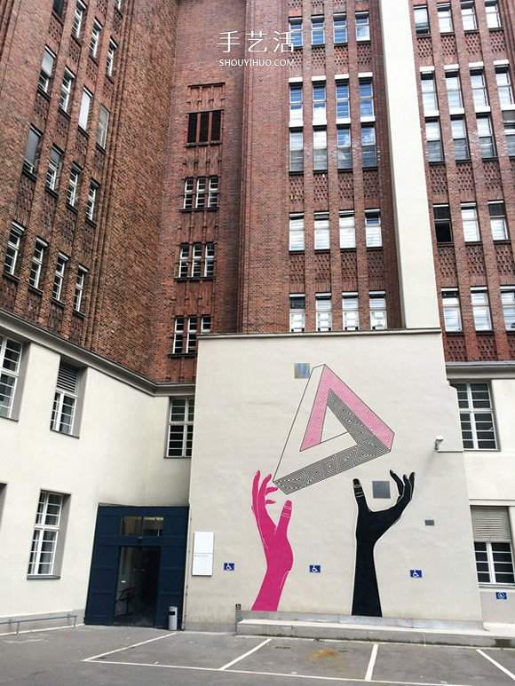 胶带就是我的画笔！用胶带粘贴而成的街头涂鸦(图8)