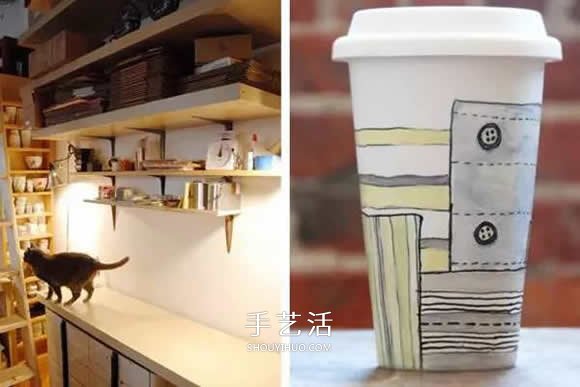 她们把家里的杯碟画成画 将每一天都过成诗！(图3)