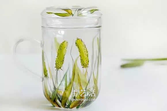 她们把家里的杯碟画成画 将每一天都过成诗！(图13)