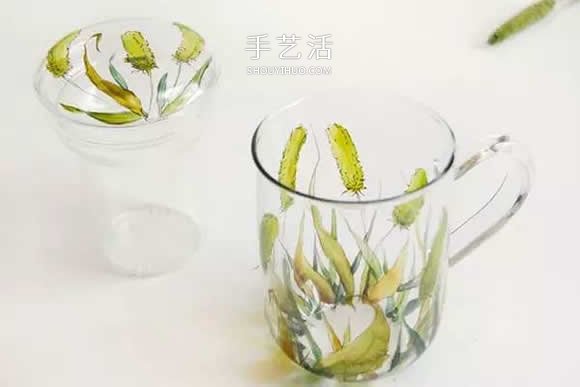 她们把家里的杯碟画成画 将每一天都过成诗！(图15)