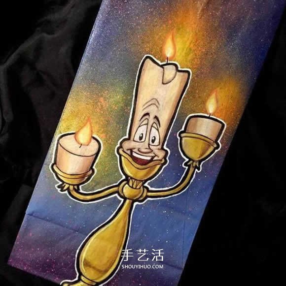为了帮内向的儿子 爸爸手绘550个爱心午餐袋(图4)