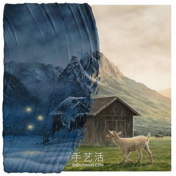 超现实异世界！艺术家笔下的神奇时光隧道(图11)