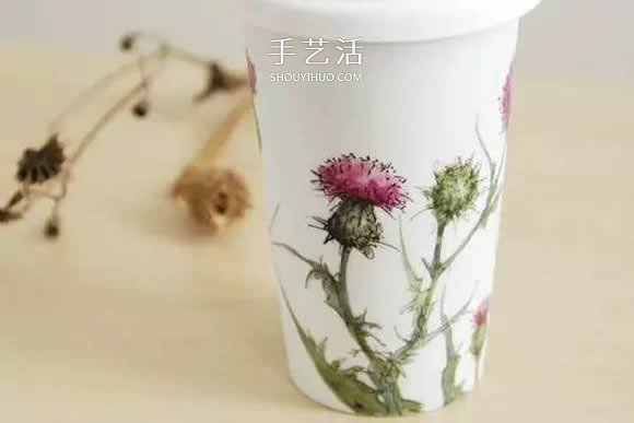 她们把家里的杯碟画成画 将每一天都过成诗！(图32)